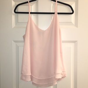 Shine star pink tank